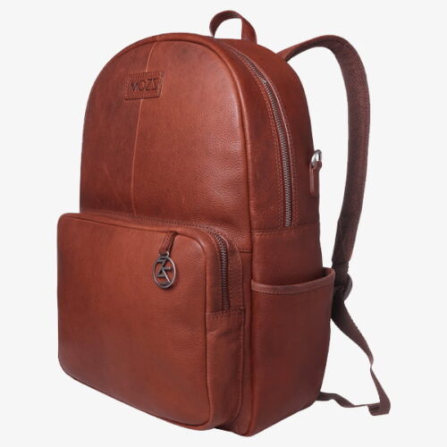 Wickeltasche Rucksack cognac