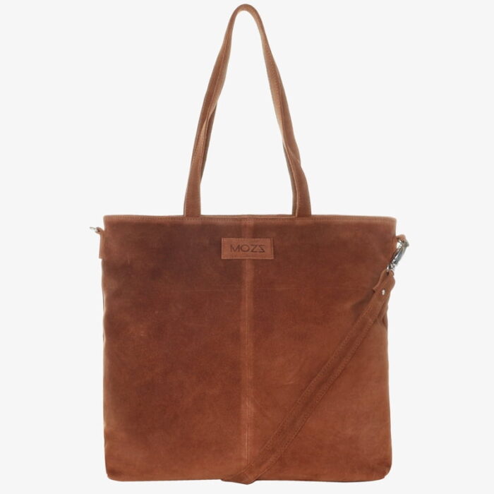 Luiertas momsbag cognac leer