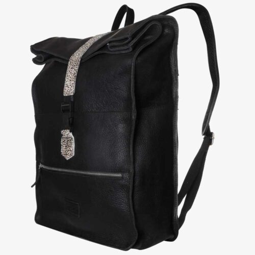 Wickeltasche Rucksack schwarz Mozz Bags