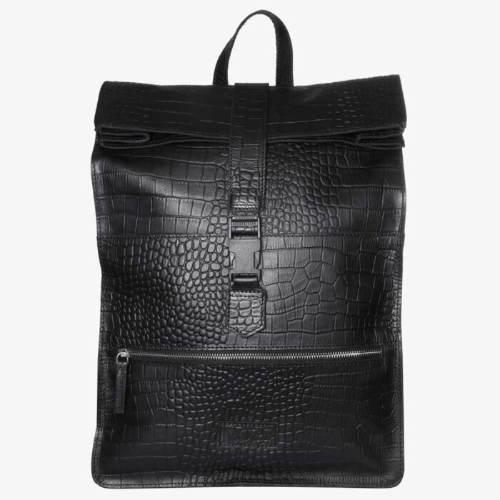 Rugzak Luiertas Zwart Croco Gobi Backpack