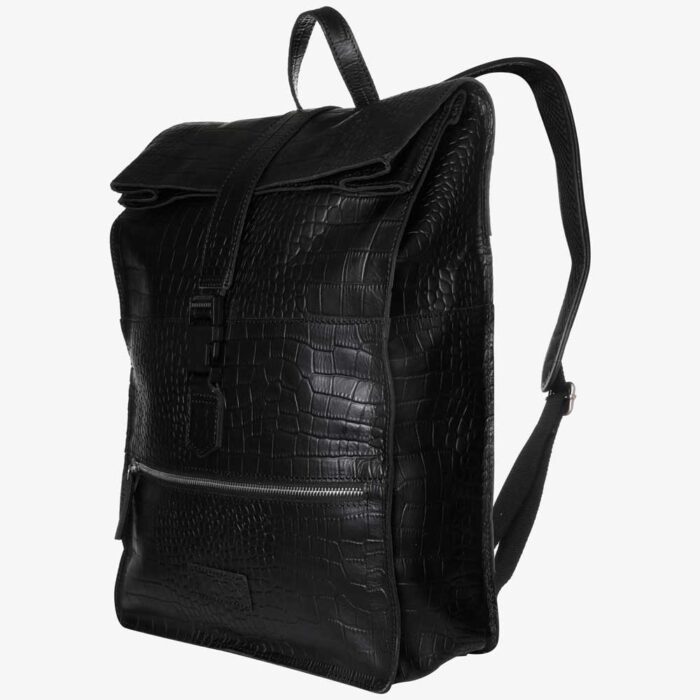 Rugzak Luiertas Zwart Croco Gobi Backpack