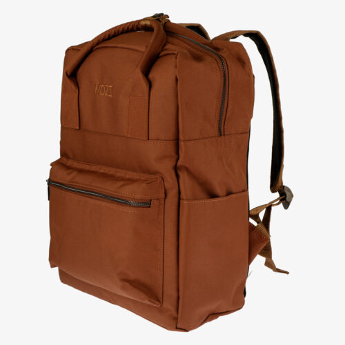 Wickeltasche Rucksack cognac