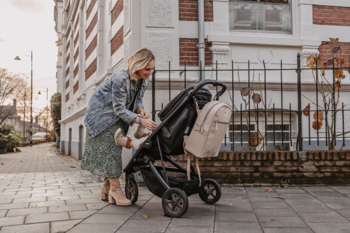 Luiertas rugzak beige